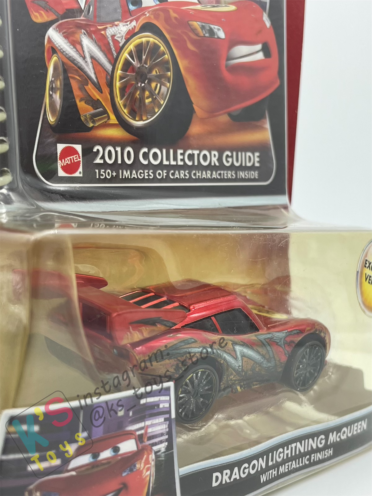 DISNEY PIXAR CARS "DRAGON LIGHTNING MCQUEEN with METALLIC FINISH" TOKYO MATER SERIES - Cars Toon - BNIP