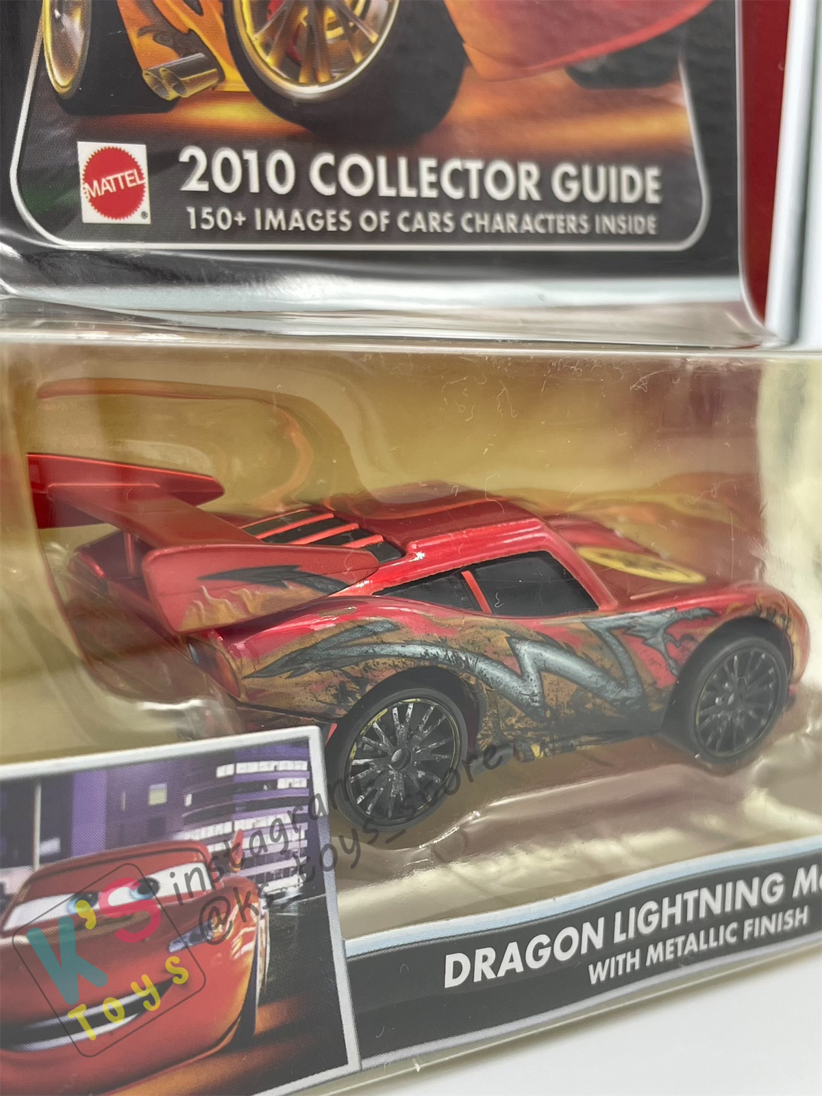 DISNEY PIXAR CARS "DRAGON LIGHTNING MCQUEEN with METALLIC FINISH" TOKYO MATER SERIES - Cars Toon - BNIP