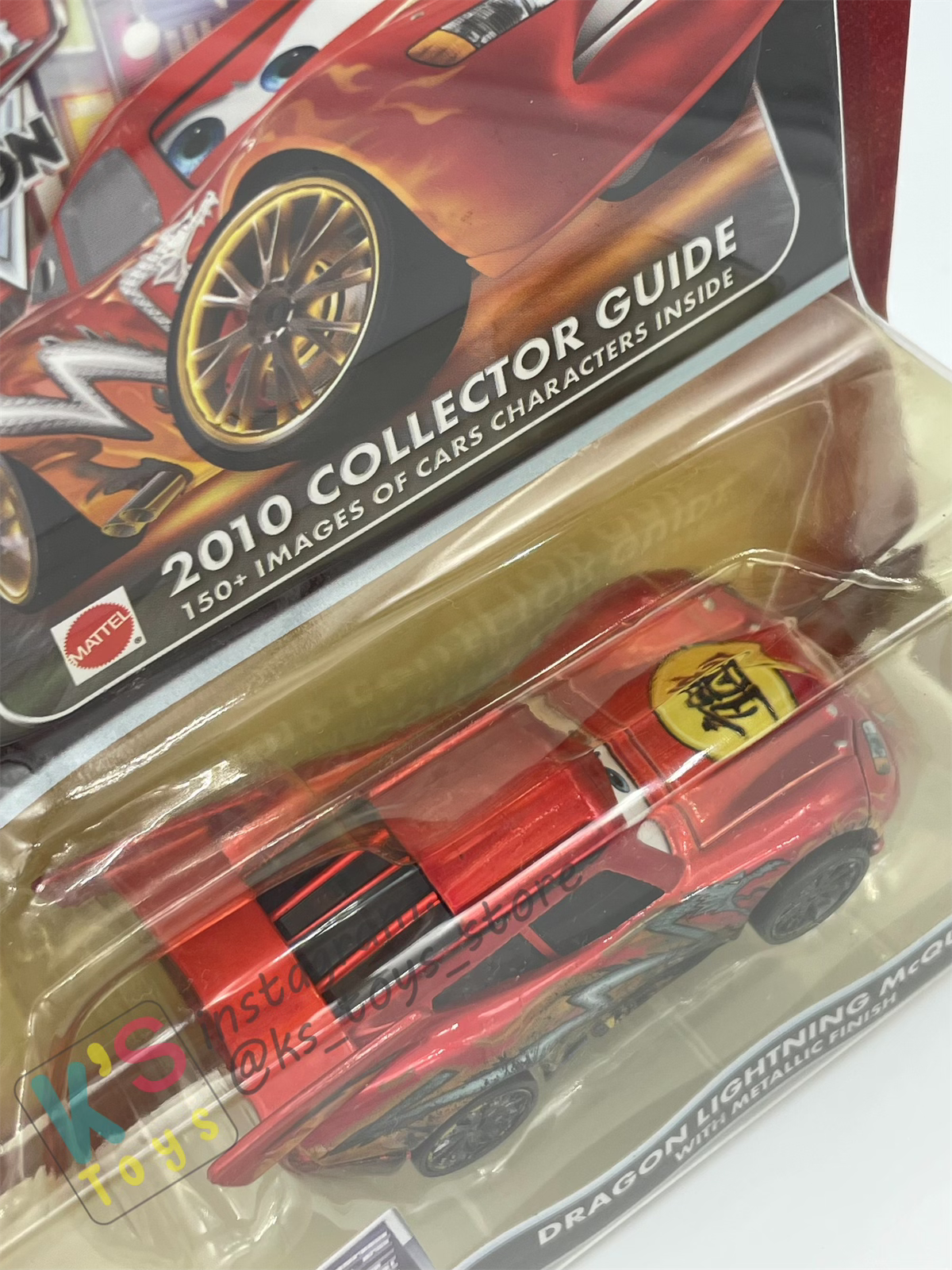 DISNEY PIXAR CARS "DRAGON LIGHTNING MCQUEEN with METALLIC FINISH" TOKYO MATER SERIES - Cars Toon - BNIP