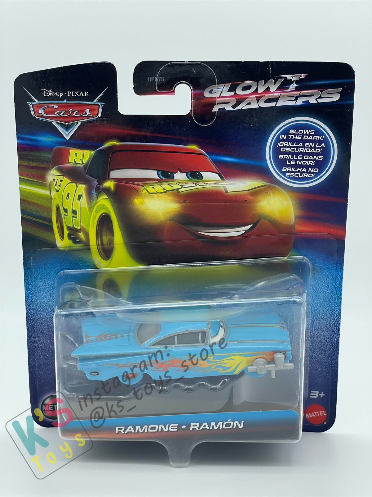 GLOW RACERS Disney Pixar Cars by MATTEL, RAMONE - NEW RELEASE 2024 - BNIP