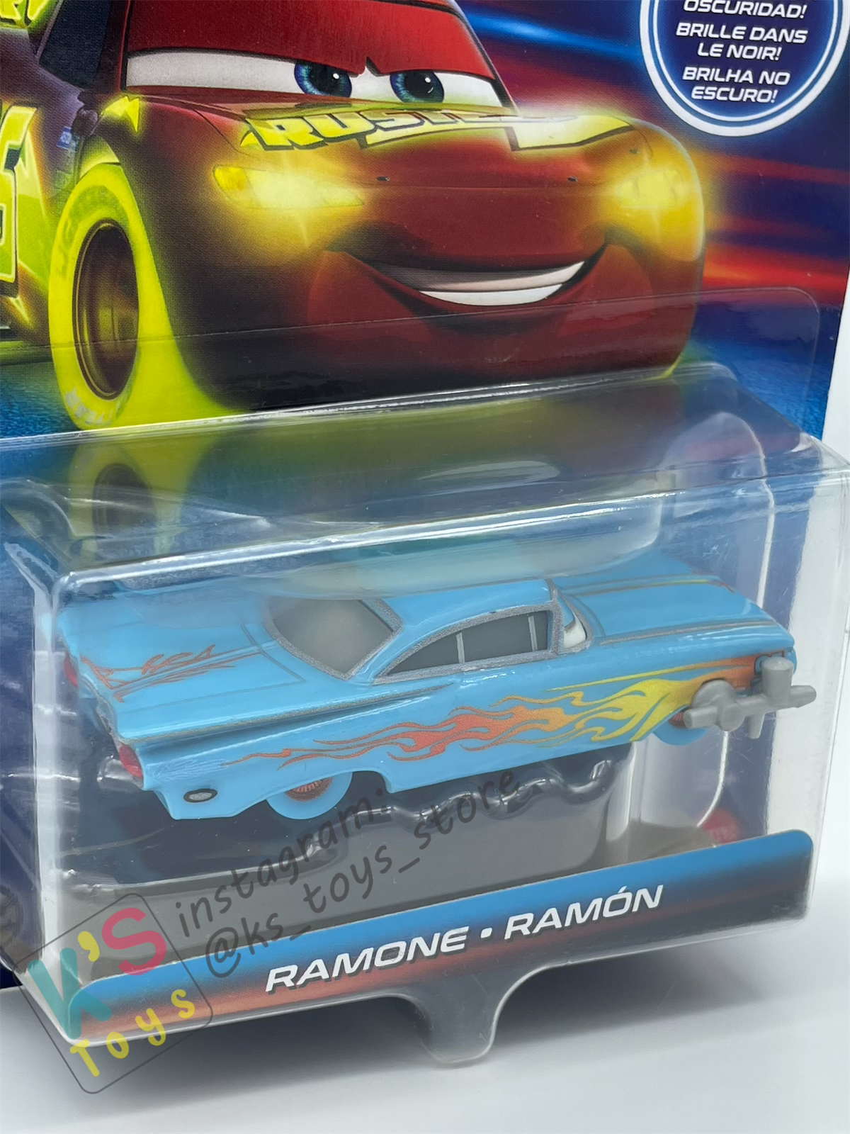 GLOW RACERS Disney Pixar Cars by MATTEL, RAMONE - NEW RELEASE 2024 - BNIP