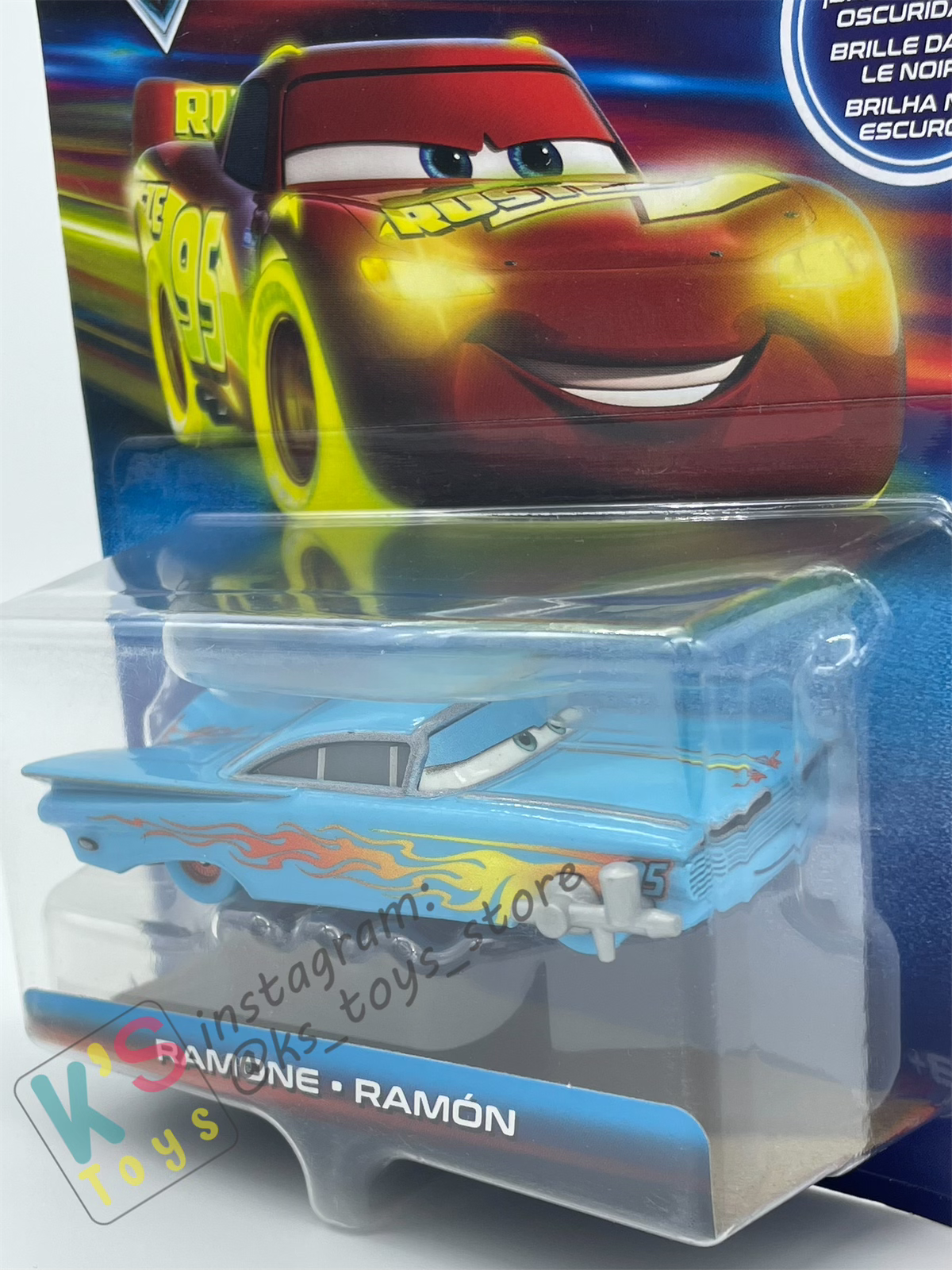 GLOW RACERS Disney Pixar Cars by MATTEL, RAMONE - NEW RELEASE 2024 - BNIP