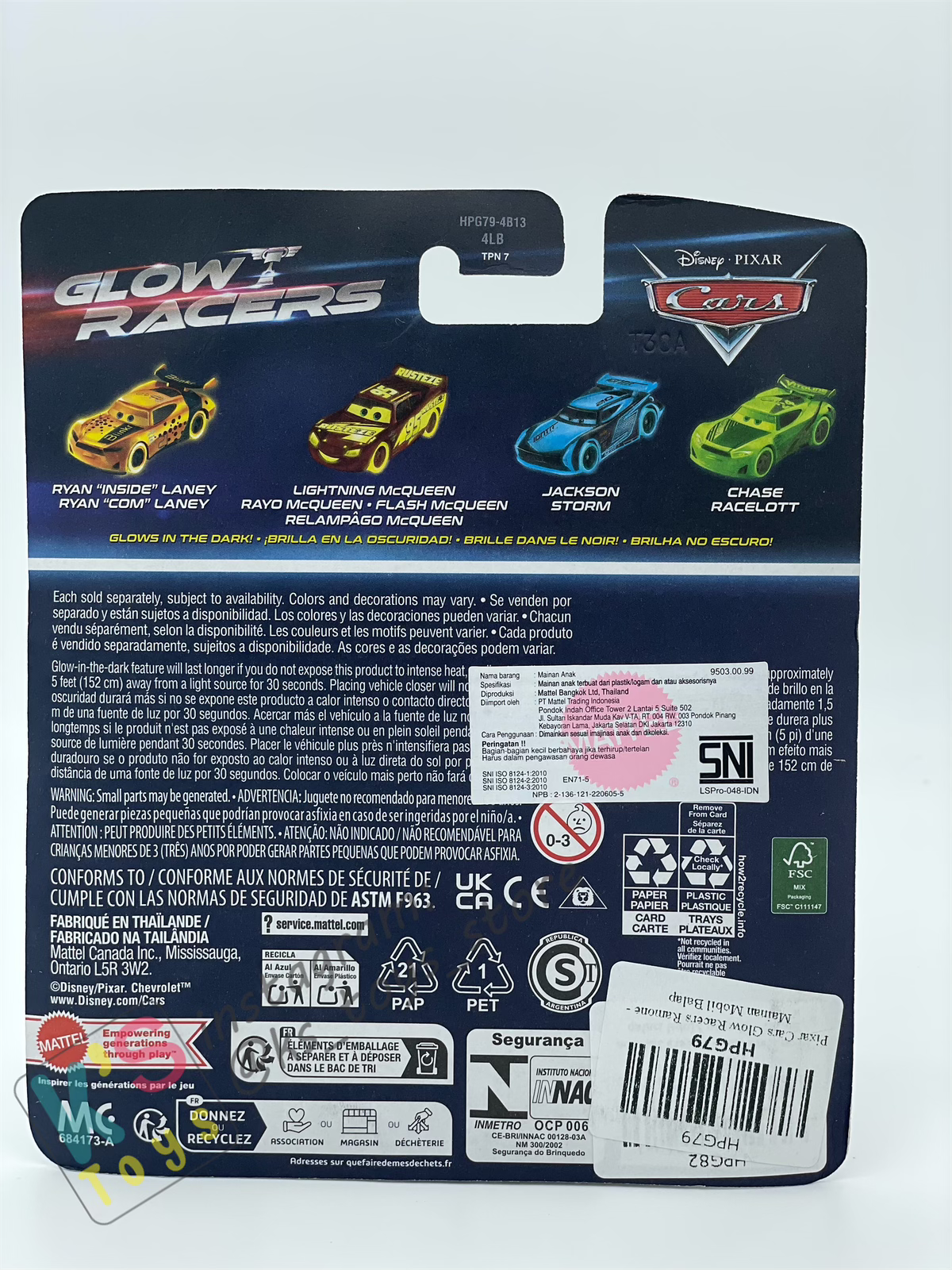 GLOW RACERS Disney Pixar Cars by MATTEL, RAMONE - NEW RELEASE 2024 - BNIP