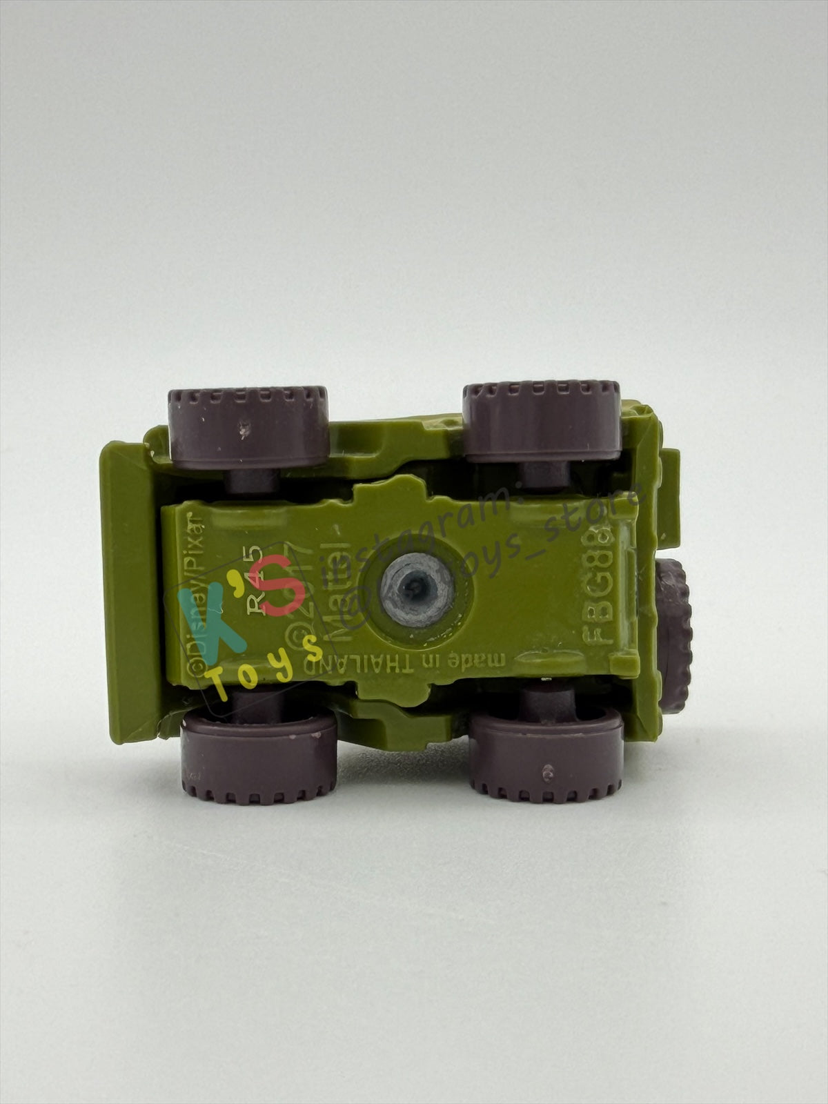 Loose Mini Racers Pixar Disney Cars, SARGE - Mint / Near Mint Condition