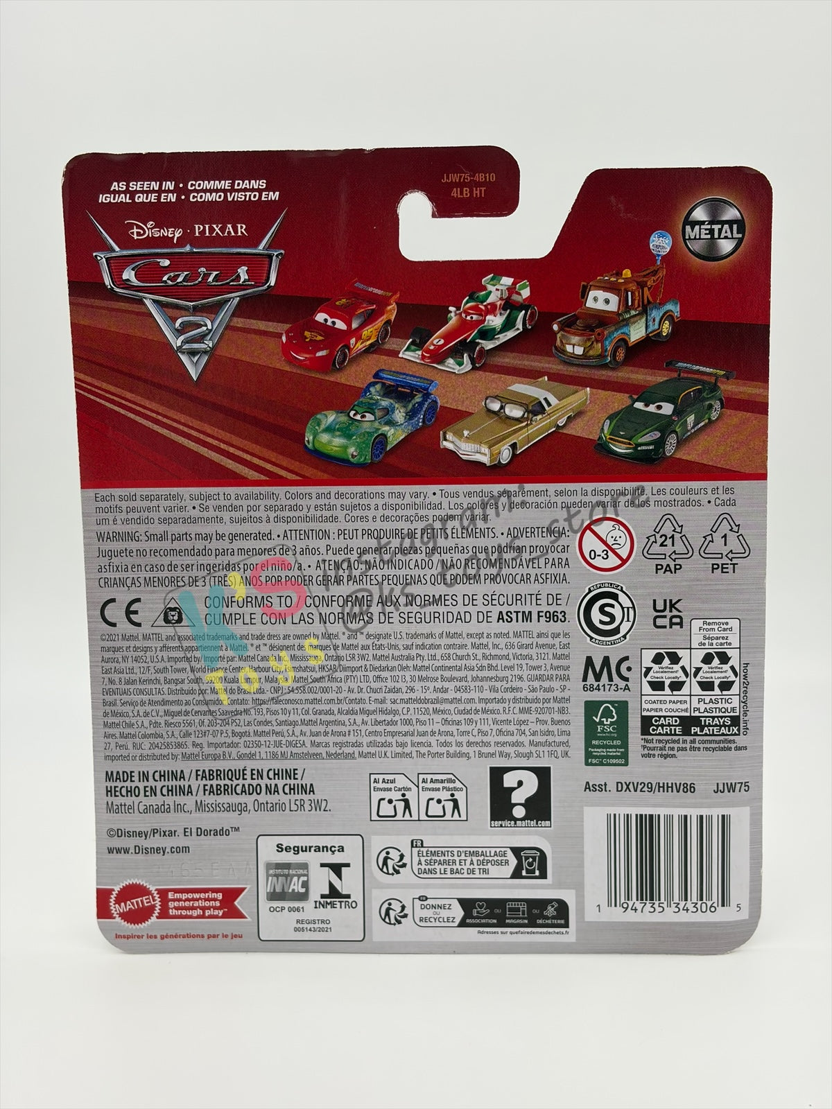 DISNEY PIXAR CARS BY MATTEL 1:55, "FLASH NILSSON" - 2026 RE-RELEASED - BNIP