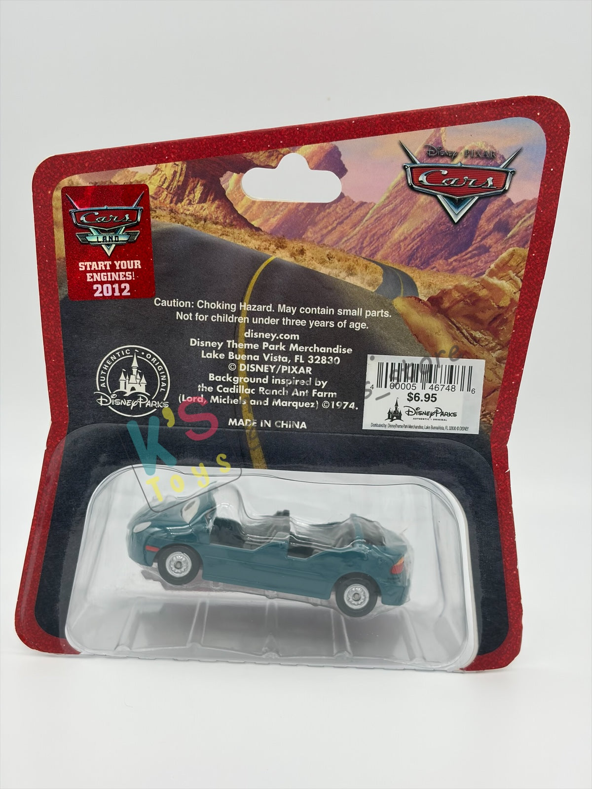 EXCLUSIVE DISNEY PARKS CARS LAND "RADIATOR SPRINGS RACER" BLUE - BNIP
