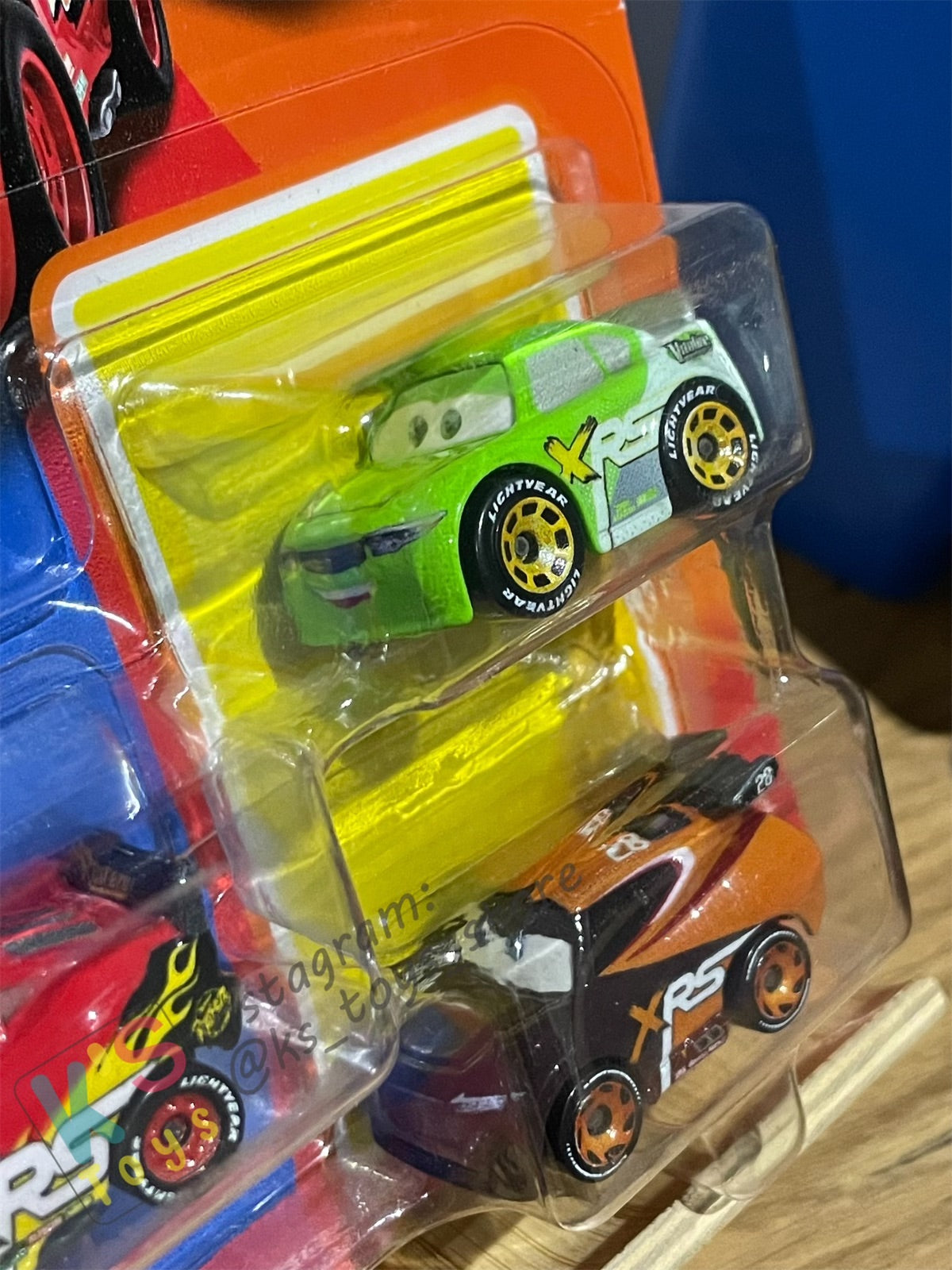 MINI RACERS DISNEY PIXAR CARS 3-PACK XRS TIM TREADLESS, XRS BRICK YARDLEY, AND XRS LIGHTNING MCQUEEN - BNIP