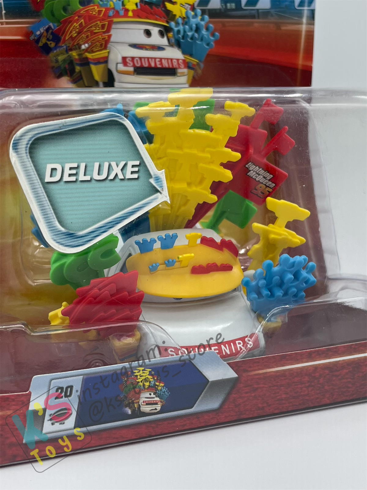 DELUXE DISNEY PIXAR CARS BY MATTEL, "BRIAN PARK MOTORS" SOUVENIRS - BNIP