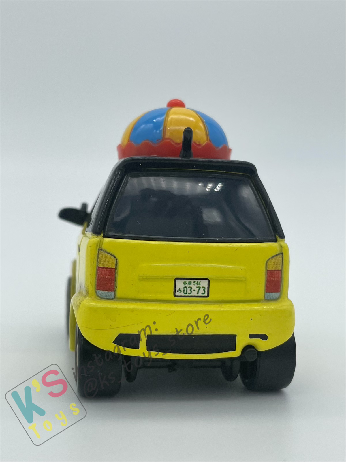 PRE-OWNED / LOOSE DISNEY PIXAR CARS - "HIROAKI" - CARS 2 SUPER CHASE SERIES - GOOD CONDITION WITH TINY MARKED