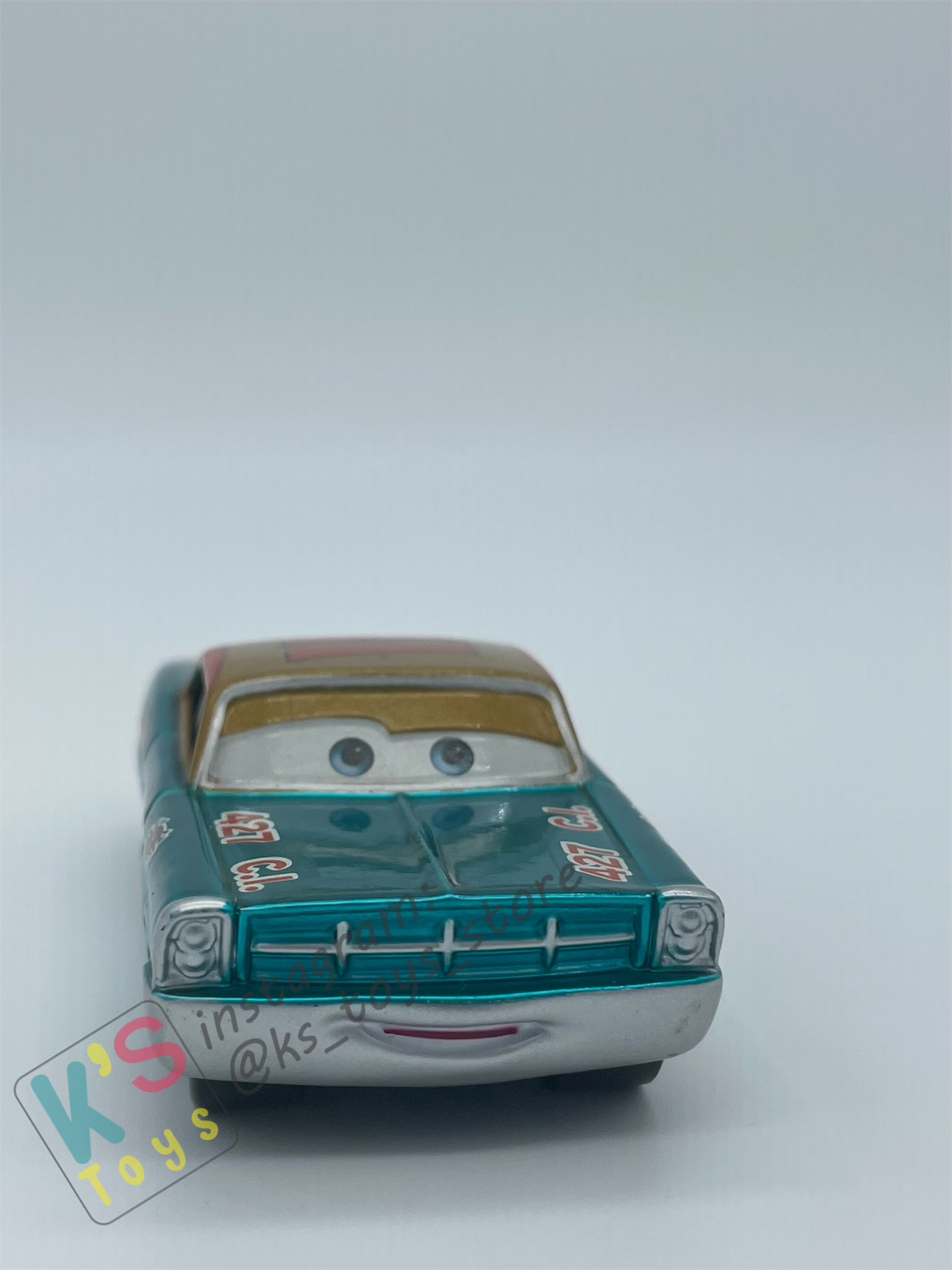 PRE-OWNED / LOOSE DISNEY PIXAR CARS - "METALLIC MARIO ANDRETTI" - SCAVENGER HUNT SERIES - MINT CONDITION