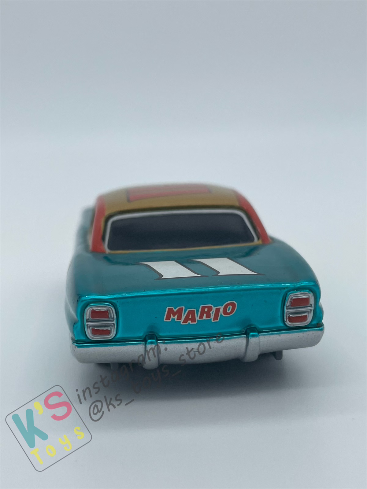 PRE-OWNED / LOOSE DISNEY PIXAR CARS - "METALLIC MARIO ANDRETTI" - SCAVENGER HUNT SERIES - MINT CONDITION