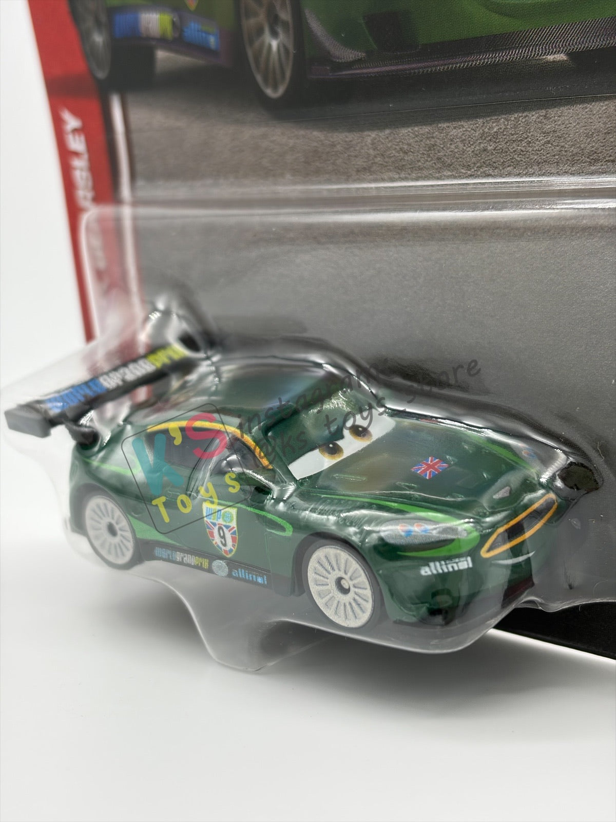 DISNEY PIXAR CARS BY MATTEL 1:55, "NIGEL GEARSLEY”- 2026 RE-RELEASED 20th ANNIVERSARY CARD - BNIP
