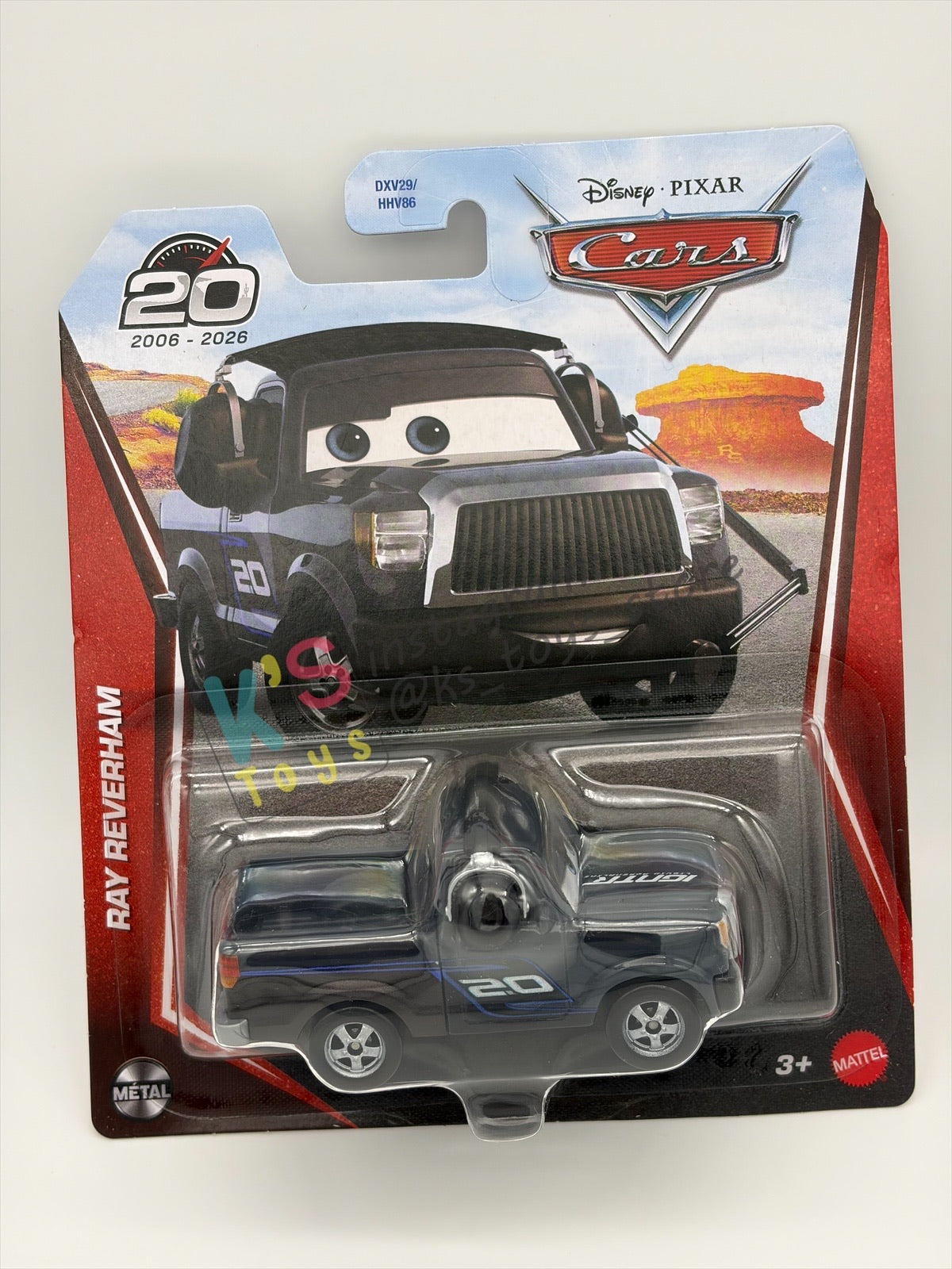 DISNEY PIXAR CARS BY MATTEL 1:55, "NIGEL GEARSLEY”- 2026 RE-RELEASED 20th ANNIVERSARY CARD - BNIP
