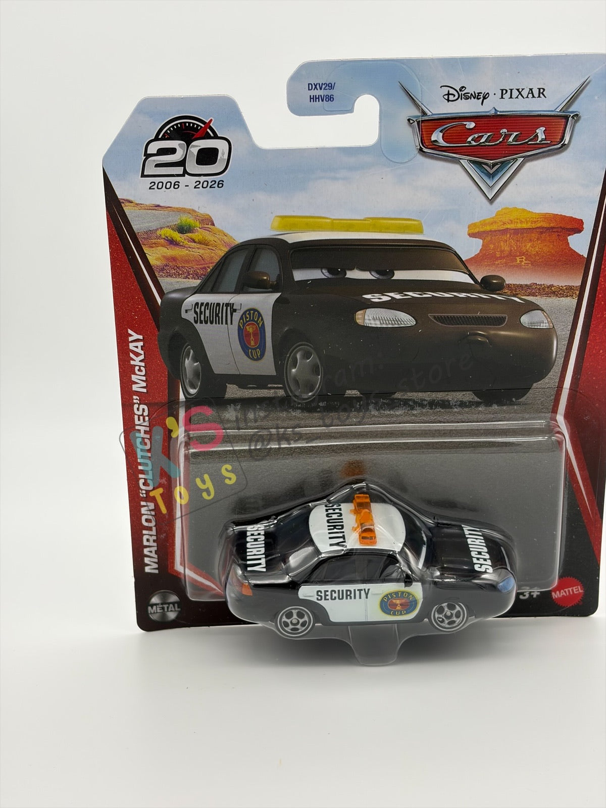 DISNEY PIXAR CARS BY MATTEL 1:55, "MARLON CLUTCHES McKAY (UNIBODY VARIANT" - 2026 RE-RELEASED - BNIP