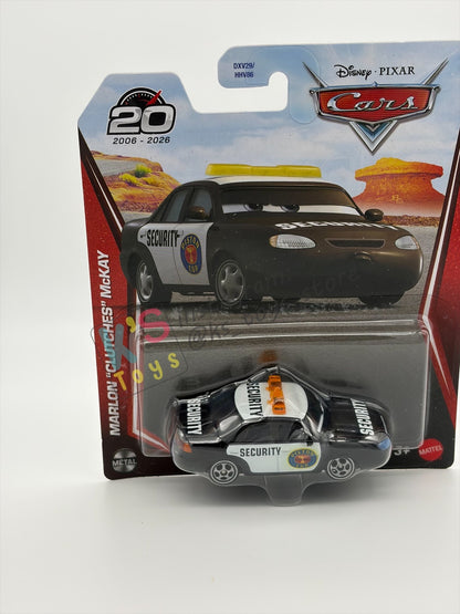 DISNEY PIXAR CARS BY MATTEL 1:55, "MARLON CLUTCHES McKAY (UNIBODY VARIANT" - 2026 RE-RELEASED - BNIP