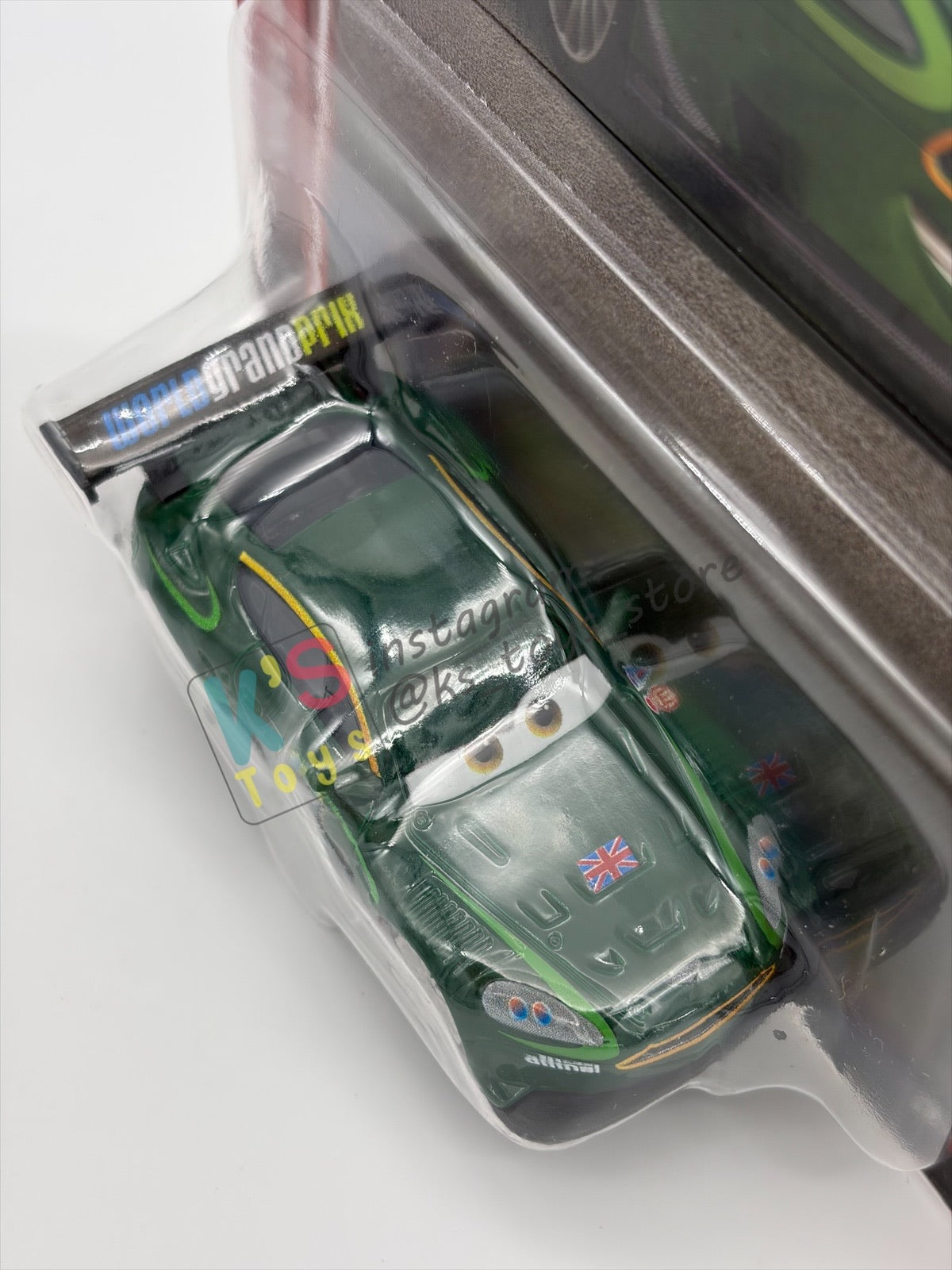 DISNEY PIXAR CARS BY MATTEL 1:55, "NIGEL GEARSLEY”- 2026 RE-RELEASED 20th ANNIVERSARY CARD - BNIP