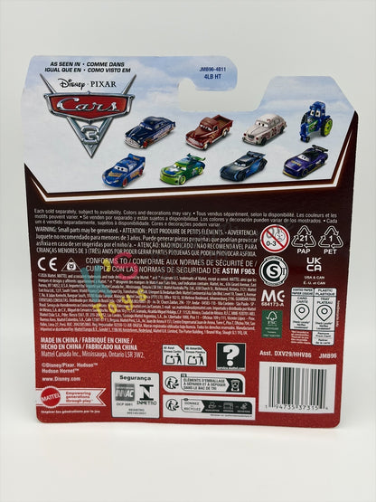 DISNEY PIXAR CARS BY MATTEL 1:55, "NIGEL GEARSLEY”- 2026 RE-RELEASED 20th ANNIVERSARY CARD - BNIP