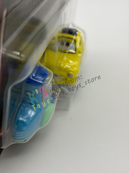 Disney Pixar Cars by MATTEL, LUIGI & GUIDO- 2026 RE-RELEASED 20th ANNIVERSARY CARD - BNIP