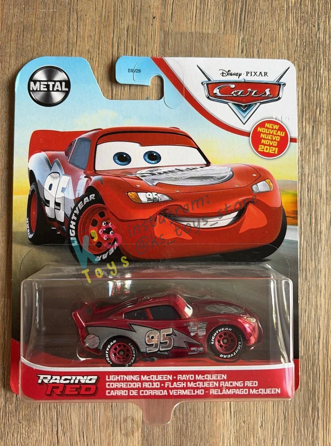 Complete Set of Red Racing Series Disney Pixar Cars by Mattel 1:55 - LIGHTNING MCQUEEN, MATER, FRANCESCO, CRUZ RAMIREZ, JACKSON STORM AND SALLY - BNIP