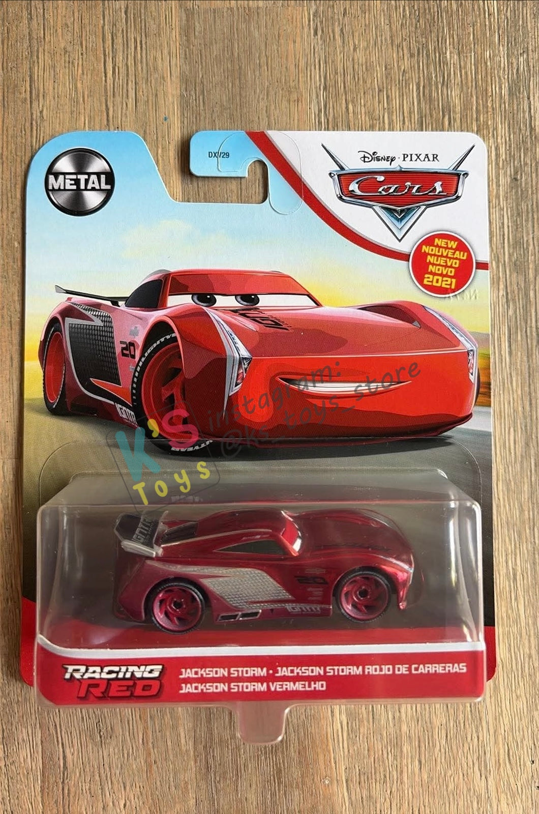 Complete Set of Red Racing Series Disney Pixar Cars by Mattel 1:55 - LIGHTNING MCQUEEN, MATER, FRANCESCO, CRUZ RAMIREZ, JACKSON STORM AND SALLY - BNIP