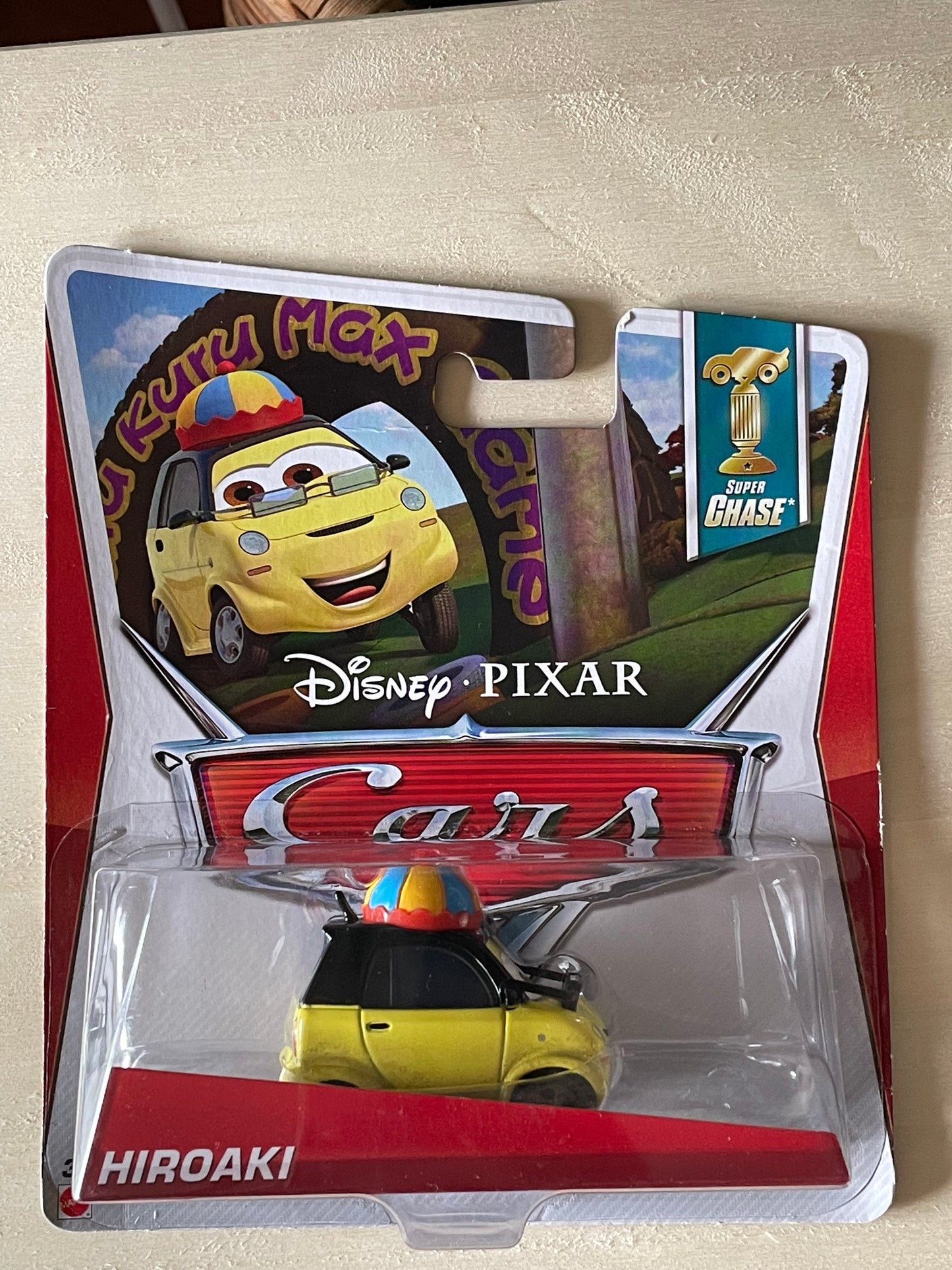 SUPER CHASE - RARE DISNEY PIXAR CARS "HIROAKI" CARS 2 - BNIP