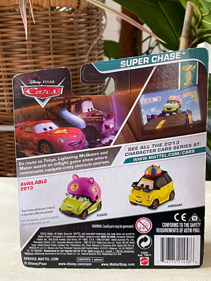 SUPER CHASE - RARE DISNEY PIXAR CARS "HIROAKI" CARS 2 - BNIP