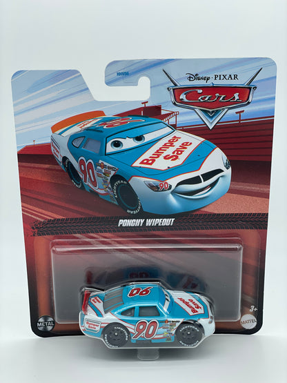 DISNEY PIXAR CARS BY MATTEL - "PONCHY WIPEOUT"  BUMPER SAVE - CARS - 2024 RE-RELEASED - BNIP