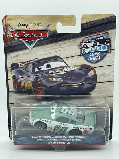 DISNEY PIXAR CARS BY MATTEL, “PARKER BRAKESTON" THOMASVILLE SERIES - BNIP