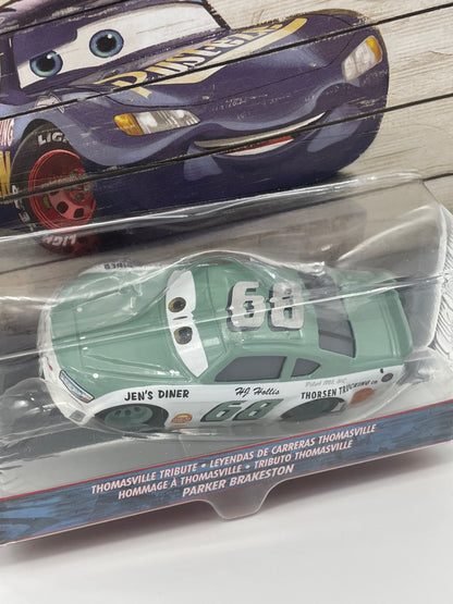 DISNEY PIXAR CARS BY MATTEL, “PARKER BRAKESTON" THOMASVILLE SERIES - BNIP