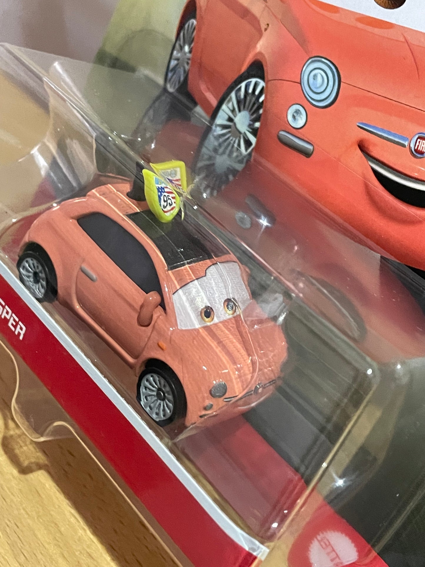 DISNEY PIXAR CARS BY MATTEL, CARTNEY CARSPER - BNIP