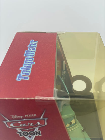 2010 Exclusive SDCC Tokyo Mater with Flames - Rare Disney Pixar Cars by MattyCollector.com - BNIB - READ DESCRIPTION!!!