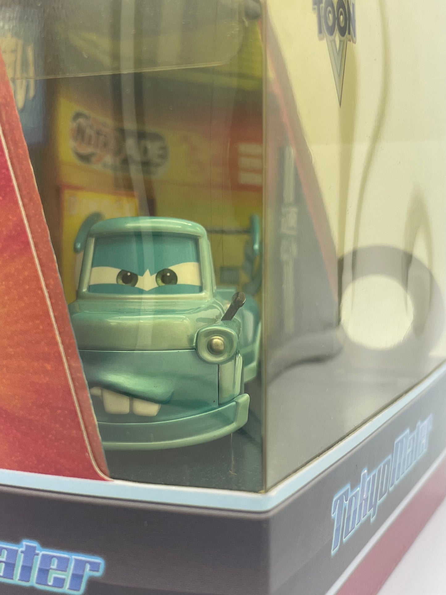 2010 Exclusive SDCC Tokyo Mater with Flames - Rare Disney Pixar Cars by MattyCollector.com - BNIB - READ DESCRIPTION!!!