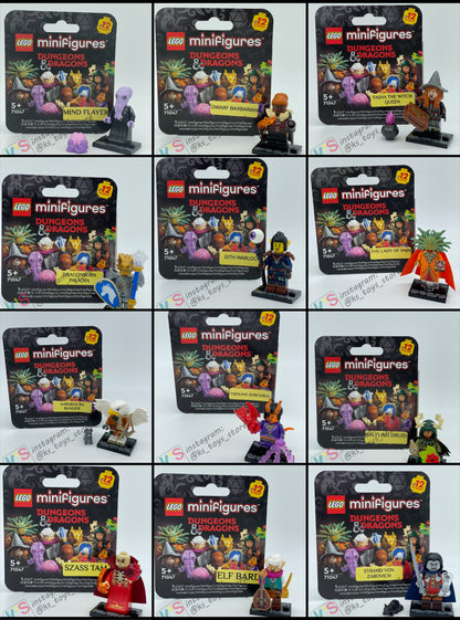 Complete set (12 Figures) - Lego Minifigures 71047 Dungeons and Dragons - 01 October 2024 Released in Australia