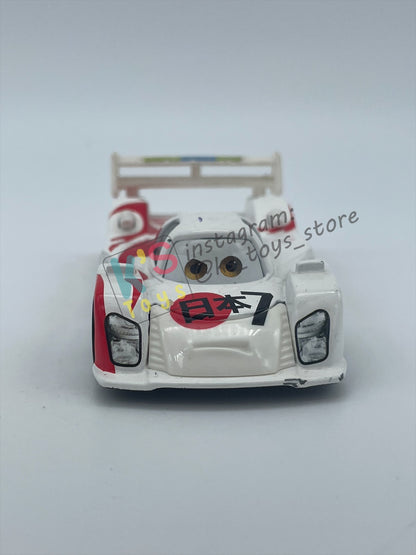 PRE-OWNED / LOOSE DISNEY PIXAR CARS BY MATTEL - SHU TODOROKI (CARS 2, WHITE BLADE VARIANT) - NEAR MINT CONDITION - READ DESCRIPTION!!!!!!!!!!!
