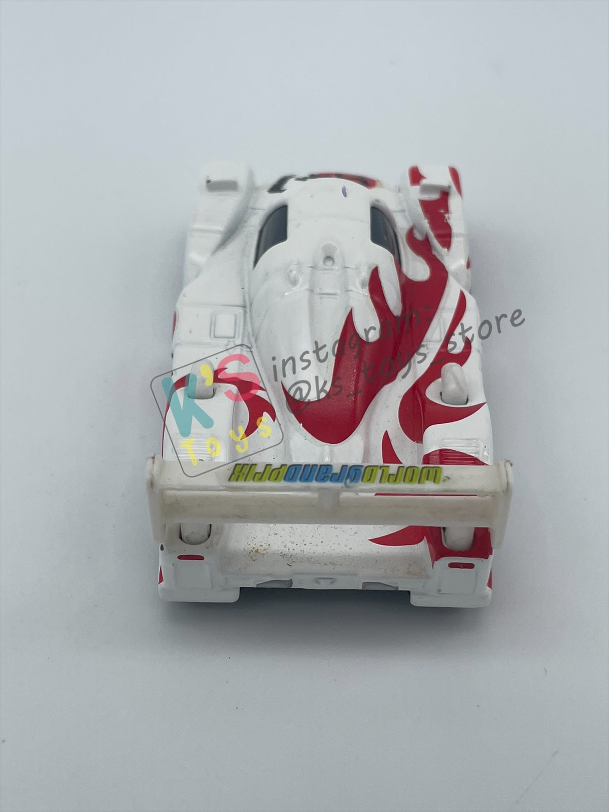 PRE-OWNED / LOOSE DISNEY PIXAR CARS BY MATTEL - SHU TODOROKI (CARS 2, WHITE BLADE VARIANT) - NEAR MINT CONDITION - READ DESCRIPTION!!!!!!!!!!!