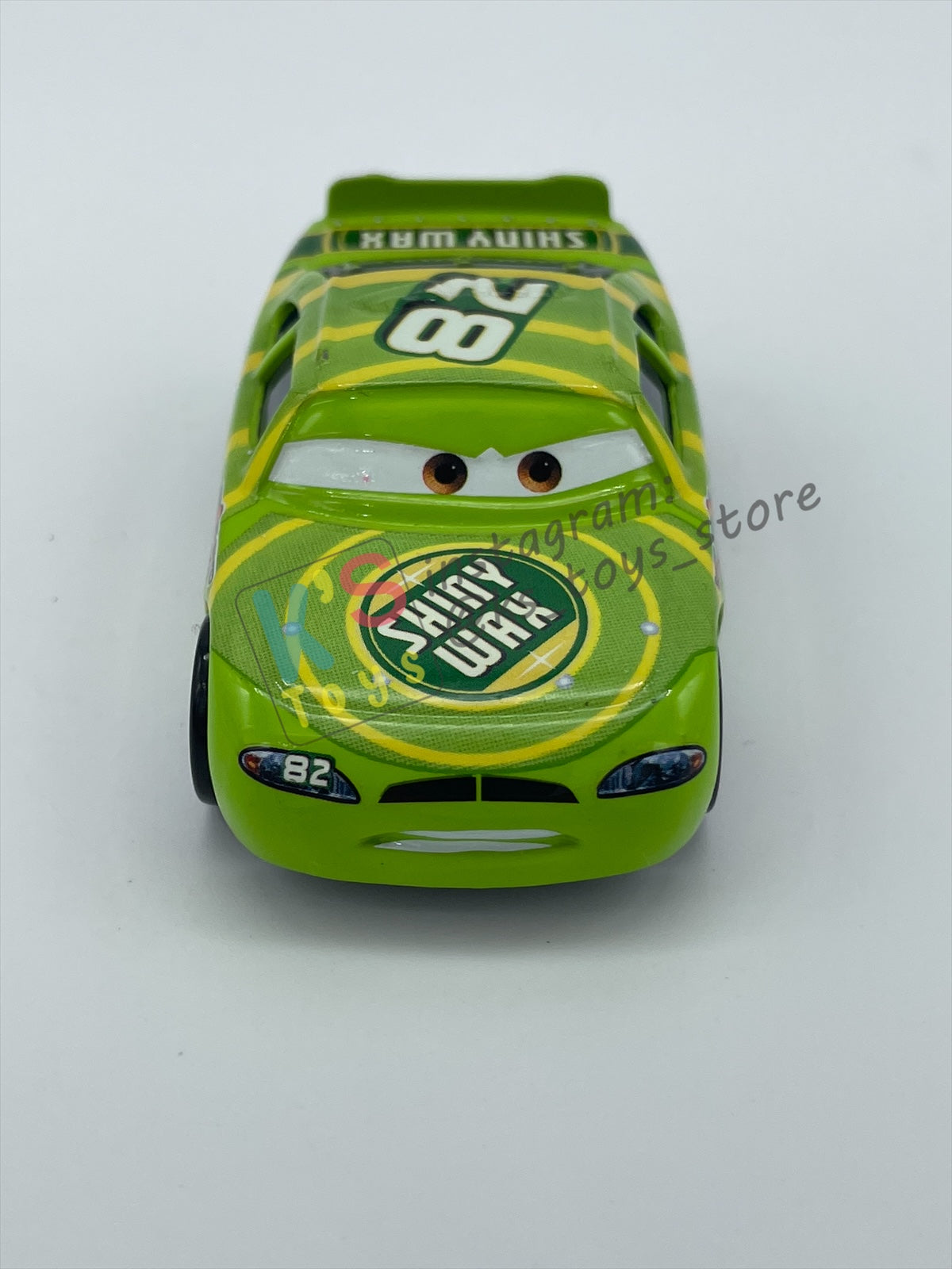 PRE-OWNED / LOOSE DISNEY PIXAR CARS BY MATTEL - DARREN LEADFOOT / SHINY WAX (CARS 1) - NEAR MINT CONDITION - READ DESCRIPTION!!!!!!!!!!!