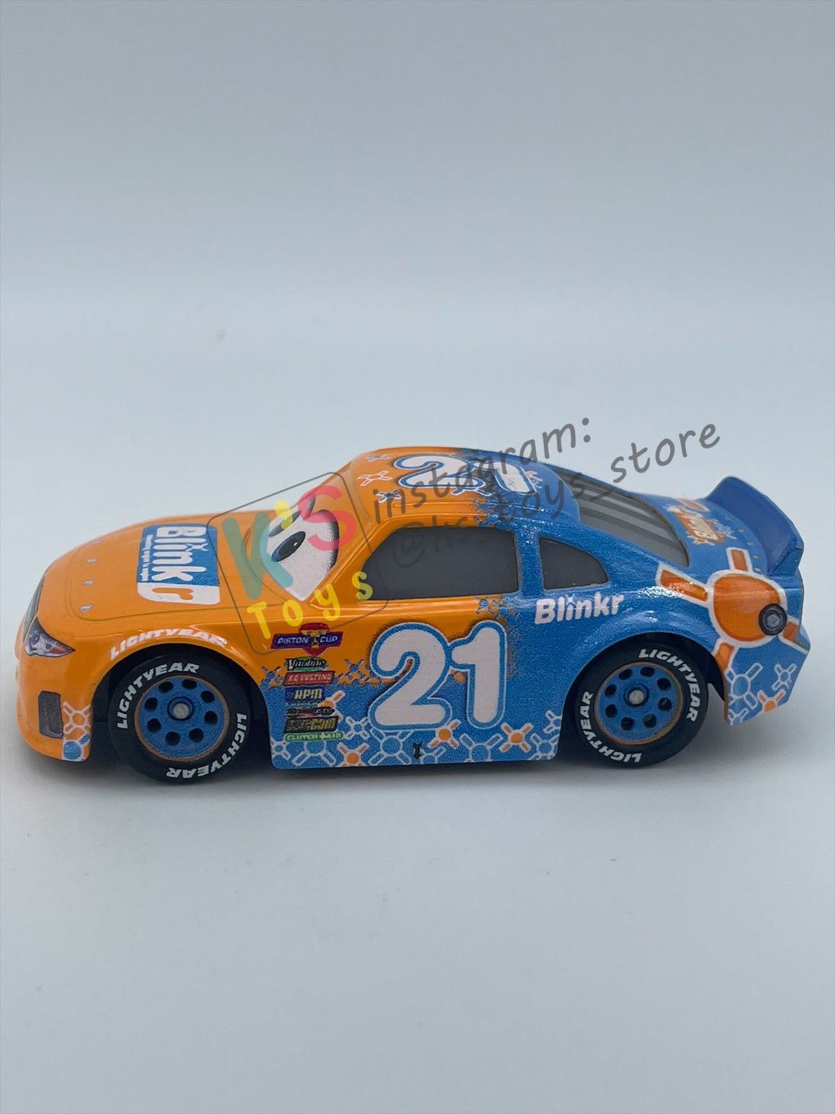 PRE-OWNED / LOOSE DISNEY PIXAR CARS BY MATTEL - SPEEDY COMET / BLINKR (CARS 3) - NEAR MINT CONDITION - READ DESCRIPTION!!!!!!!!!!!