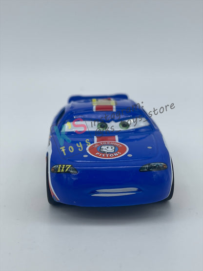 PRE-OWNED / LOOSE DISNEY PIXAR CARS BY MATTEL - RALPH CARLOW / LIL’ TORQUEY PISTONS (CARS 1, RUBBER TIRES) - NEAR MINT CONDITION - READ DESCRIPTION!!!!!!!!!!!