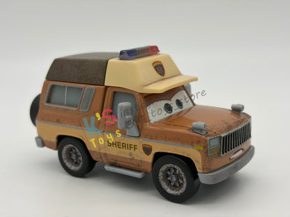 PRE-OWNED / LOOSE DISNEY PIXAR CARS 1:55 BY MATTEL - "TONY MOTORFELT" CARS ON THE ROAD SERIES - NEAR MINT CONDITION