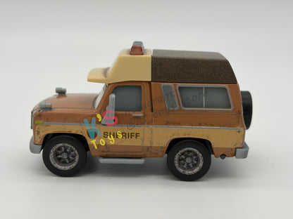 PRE-OWNED / LOOSE DISNEY PIXAR CARS 1:55 BY MATTEL - "TONY MOTORFELT" CARS ON THE ROAD SERIES - NEAR MINT CONDITION