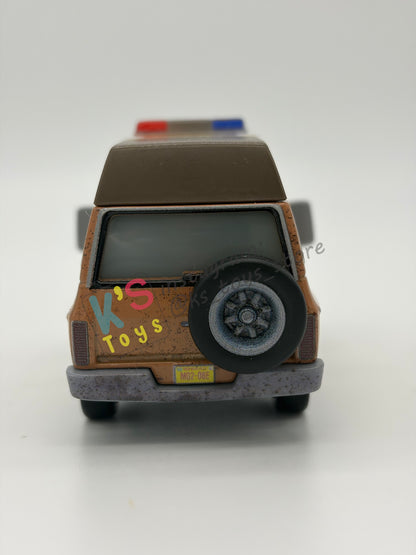 PRE-OWNED / LOOSE DISNEY PIXAR CARS 1:55 BY MATTEL - "TONY MOTORFELT" CARS ON THE ROAD SERIES - NEAR MINT CONDITION