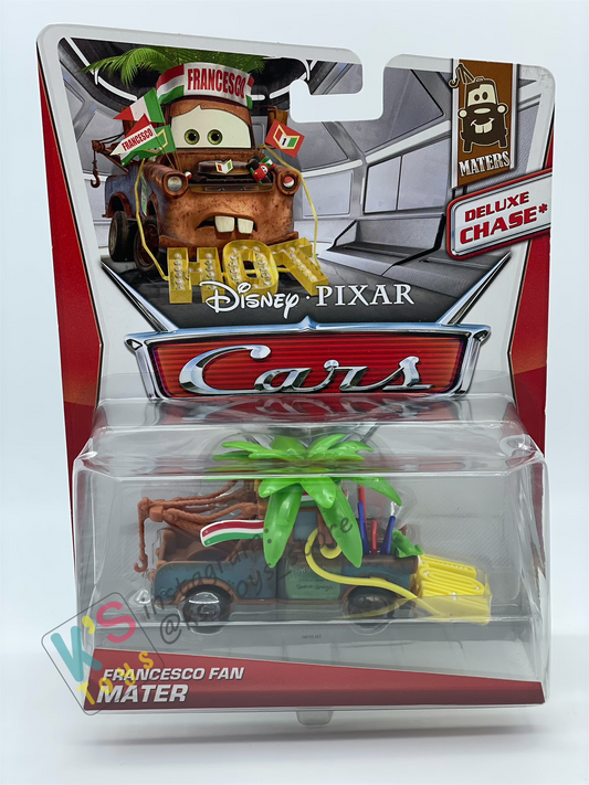 DELUXE DISNEY PIXAR CARS BY MATTEL, "FRANCESCO FAN MATER" - BNIP