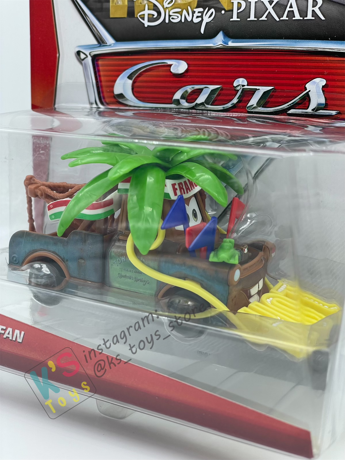 DELUXE DISNEY PIXAR CARS BY MATTEL, "FRANCESCO FAN MATER" - BNIP