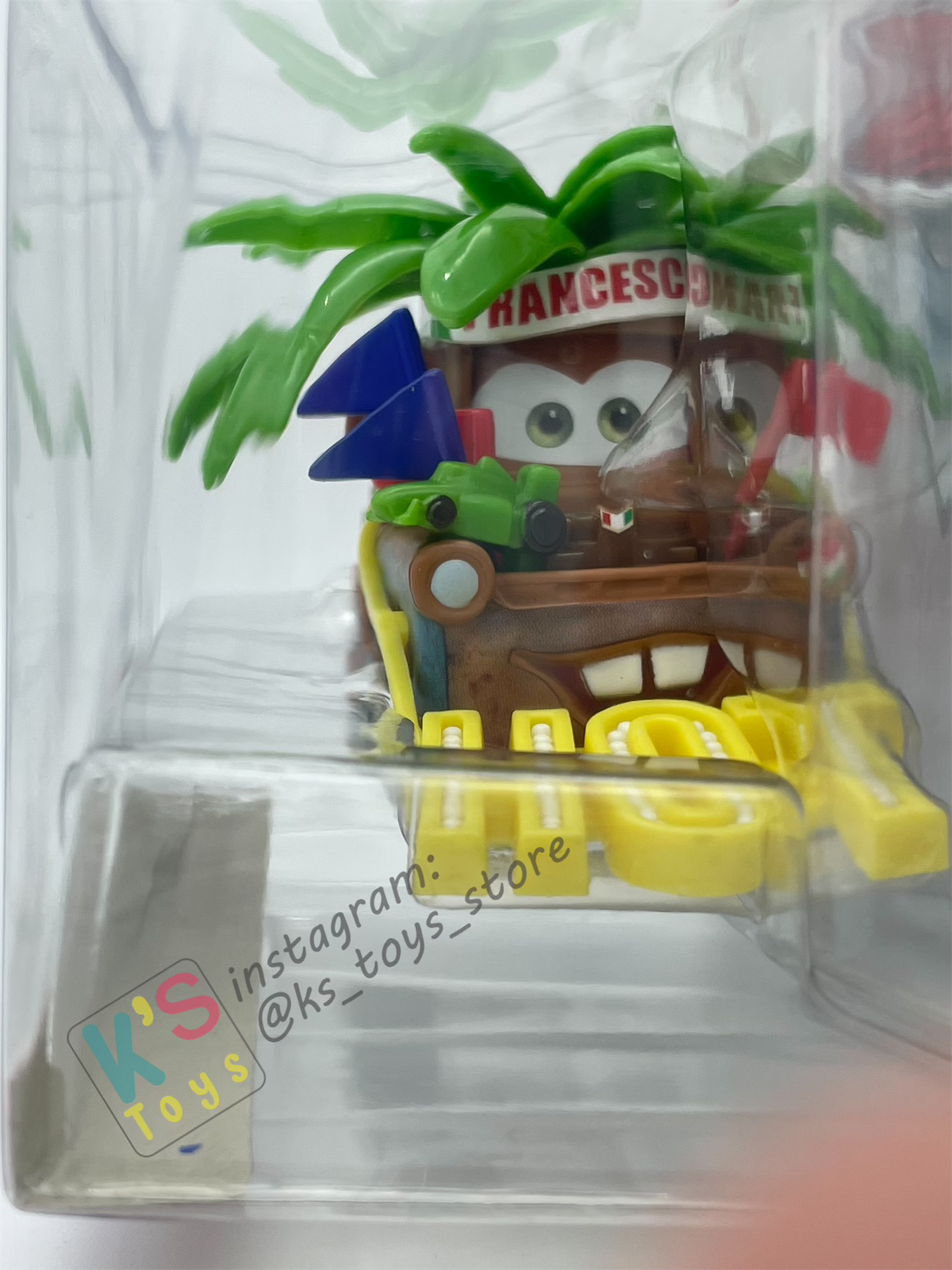 DELUXE DISNEY PIXAR CARS BY MATTEL, "FRANCESCO FAN MATER" - BNIP