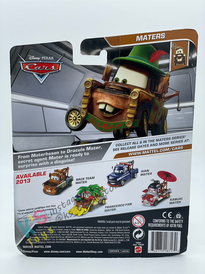 DELUXE DISNEY PIXAR CARS BY MATTEL, "FRANCESCO FAN MATER" - BNIP