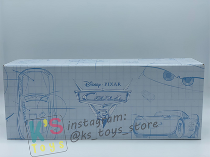 DISNEY PIXAR CARS BY MATTEL, EXCLUSIVE D23 2017 SDCC 2017 RAW LIGHTNING , PAINTED LIGHTNING AND RUST-EZE LIGHTNING MCQUEEN WITH METALLIC FINISH - BNIB