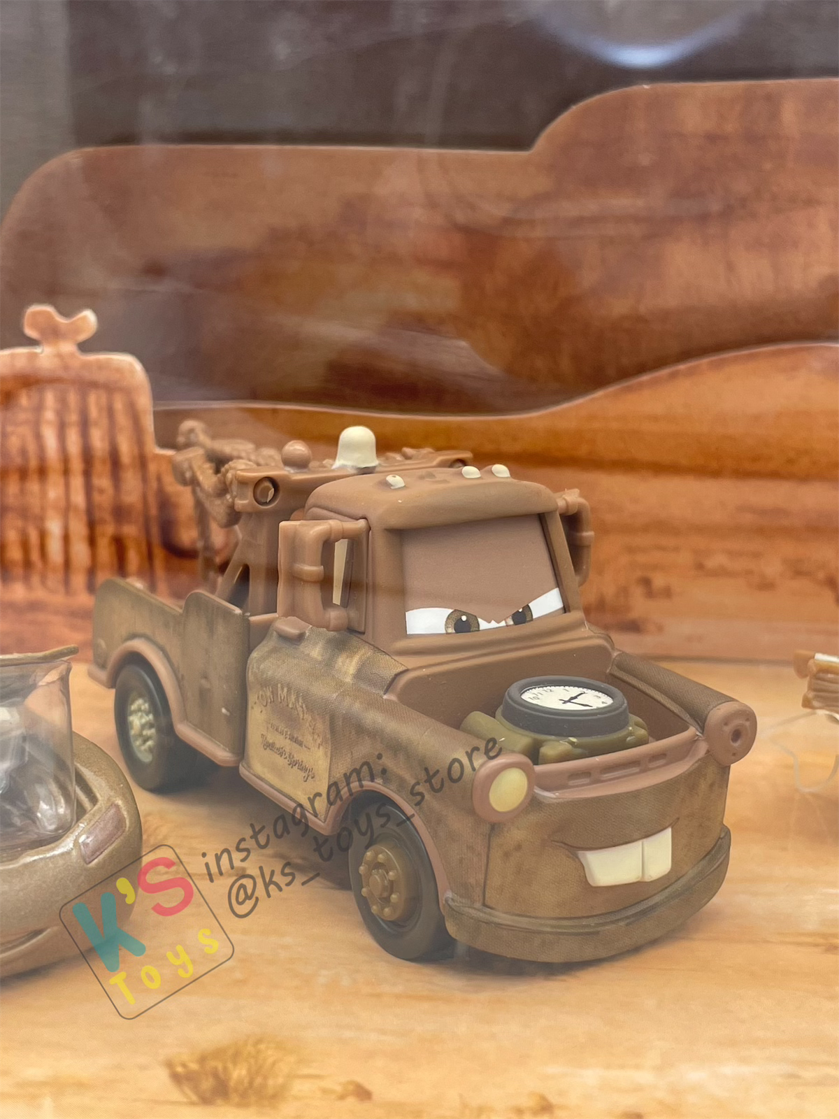 RARE DISNEY PIXAR CARS BY MATTEL, TIME TRAVEL MATER RADIATOR SPRINGS BEGINNINGS 3-PACK GIFT SET - LIGHTNING MCQUEEN, MATER AND STANLEY - BNIB