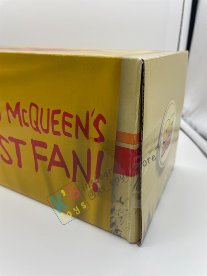 DISNEY PIXAR CARS BY MATTEL, EXCLUSIVE D23 2015 SDCC 95 LIGHNING MCQUEENS'S BIGGEST FAN - BIG AL, ALBERT HINKEY - BNIB