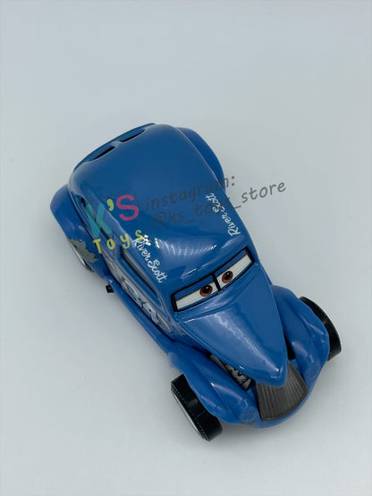 PRE-OWNED / LOOSE DISNEY PIXAR CARS BY MATTEL, "HEYDAY RIVER SCOTT" - DOC'S RACING DAYS SERIES - NEAR MINT CONDITION - READ DESCRIPTION!!!!!!!!!!!