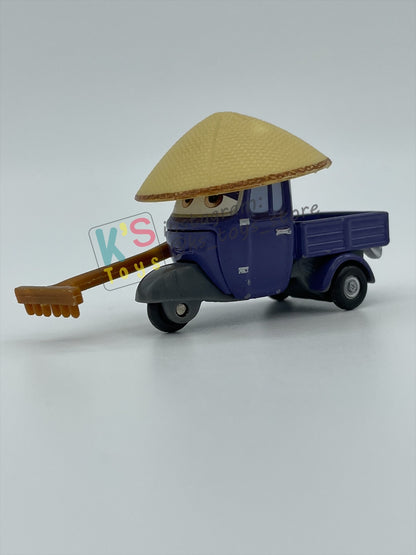 PRE-OWNED / LOOSE DISNEY PIXAR CARS BY MATTEL, "ZEN MASTER PITTY" - CARS 2 SERIES - NEAR MINT CONDITION - READ DESCRIPTION!!!!!!!!!!!